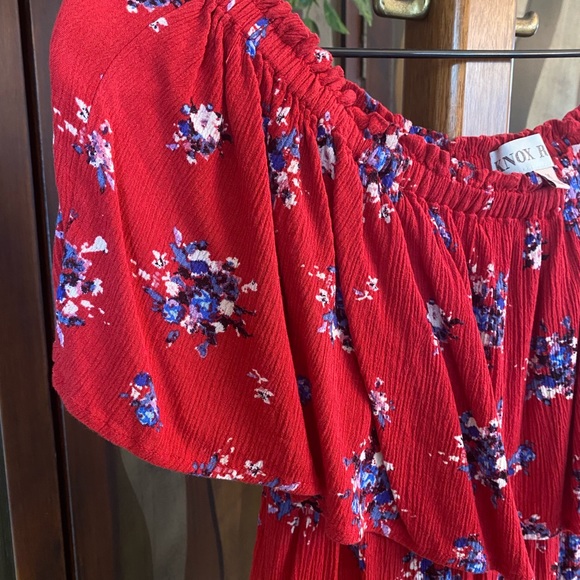 Knox Rose Women’s Red Boho Dress, size medium - Picture 3 of 5